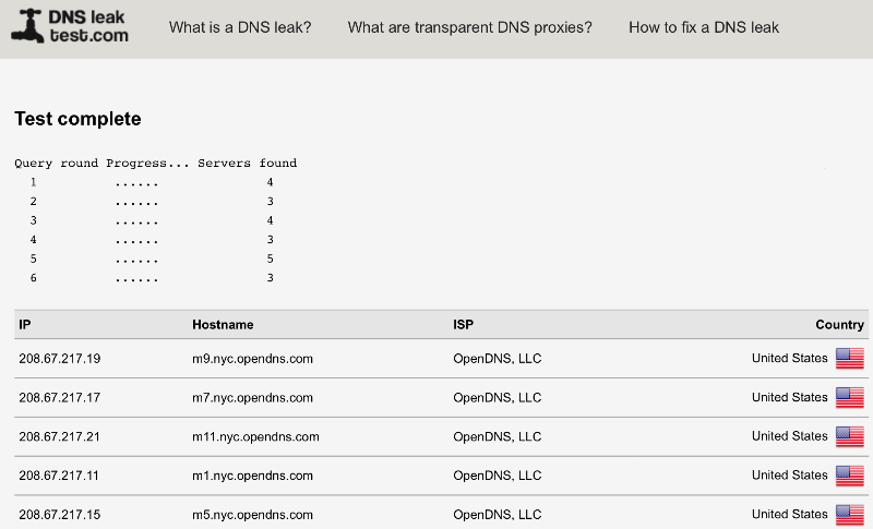 hidemyass-ios-app-dns-leak-test