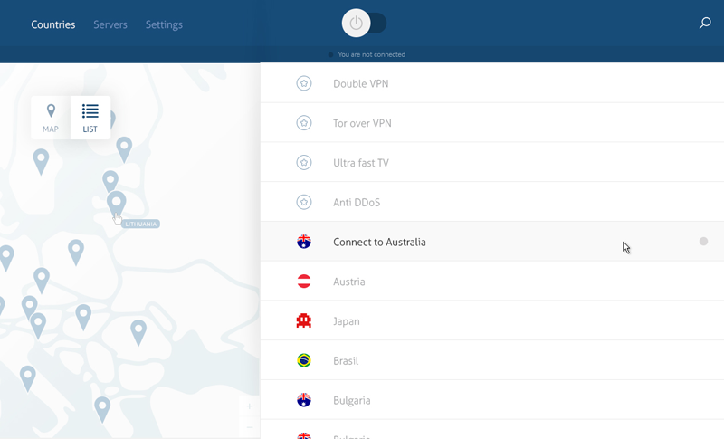 nord-vpn-best-provider-windows-app-countries