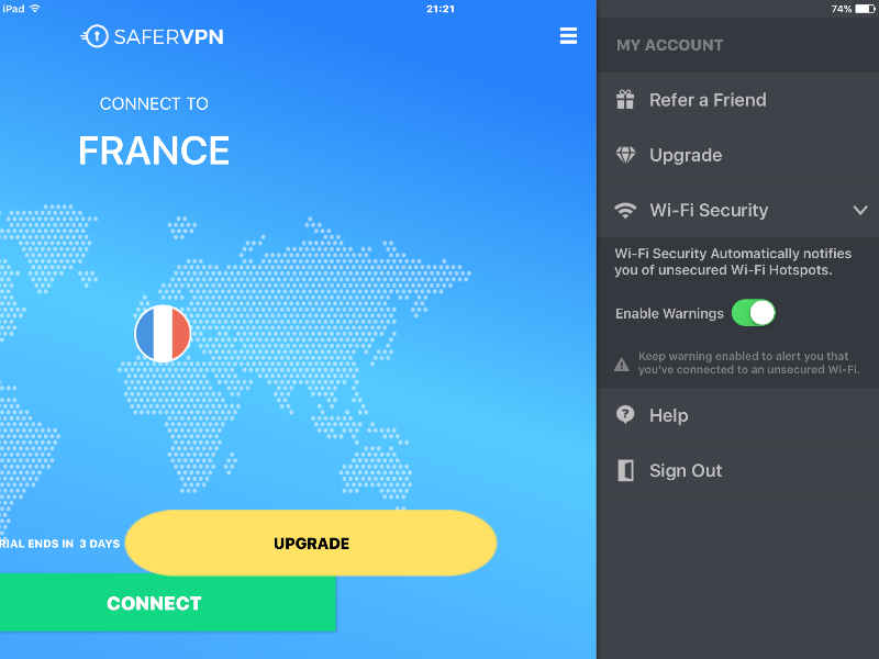 safervpn-ios-interface