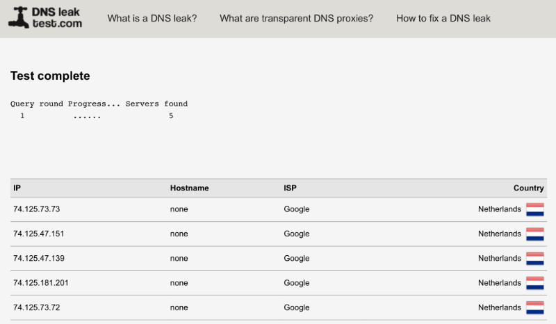 tunnelbear-app-dns-leak-test